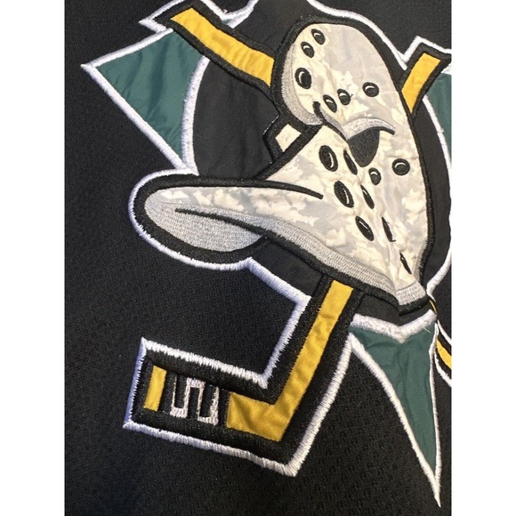 Starter Mighty Ducks of Anaheim NHL Jersey Vintage 90s Size Youth 14 Kids Hockey - Picture 4 of 16